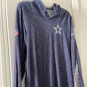 Men’s Dallas Cowboys Hooded Dri-Fit Long Sleeve